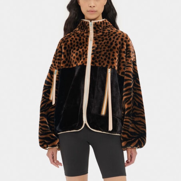 New UGG Marlene Sherpa Jacket Animalia - Picture 2 of 11